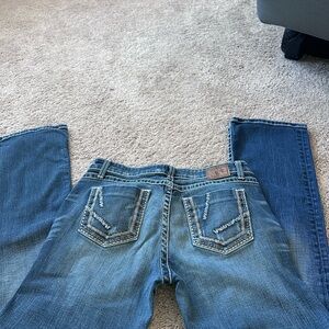 BKE Women's Boot Cut Jeans - Classic Blue